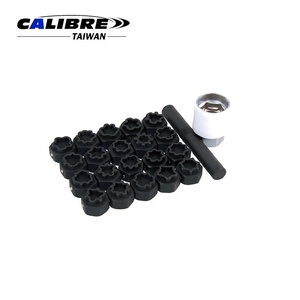 TAIWAN CALIBRE 22pc 1/2&quot; Dr Wheel Anti-Theft Lock Nut Socket Removal Tool for Audi, Wheel <strong>Key</strong> - Product Image 2