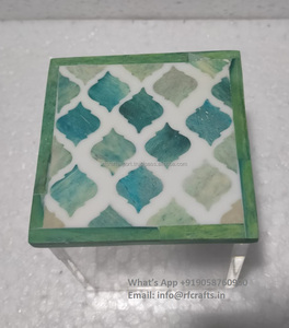 Rõ ràng Bánh hộp trong suốt với <span class=keywords><strong>ift</strong></span> hộp với moroccon xương Inlay nắp cho tiệc cưới và quà tặng hiển thị - Product Image 1