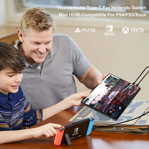 10,5-Zoll-FHD-IPS-Panel-Mini-Display-Monitor Tragbarer Sub-Touchscreen für <span class=keywords><strong>Raspberry</strong></span> <span class=keywords><strong>Pi</strong></span> PC 420nits LED-LCD Typ C 4Ms - Product Image 3
