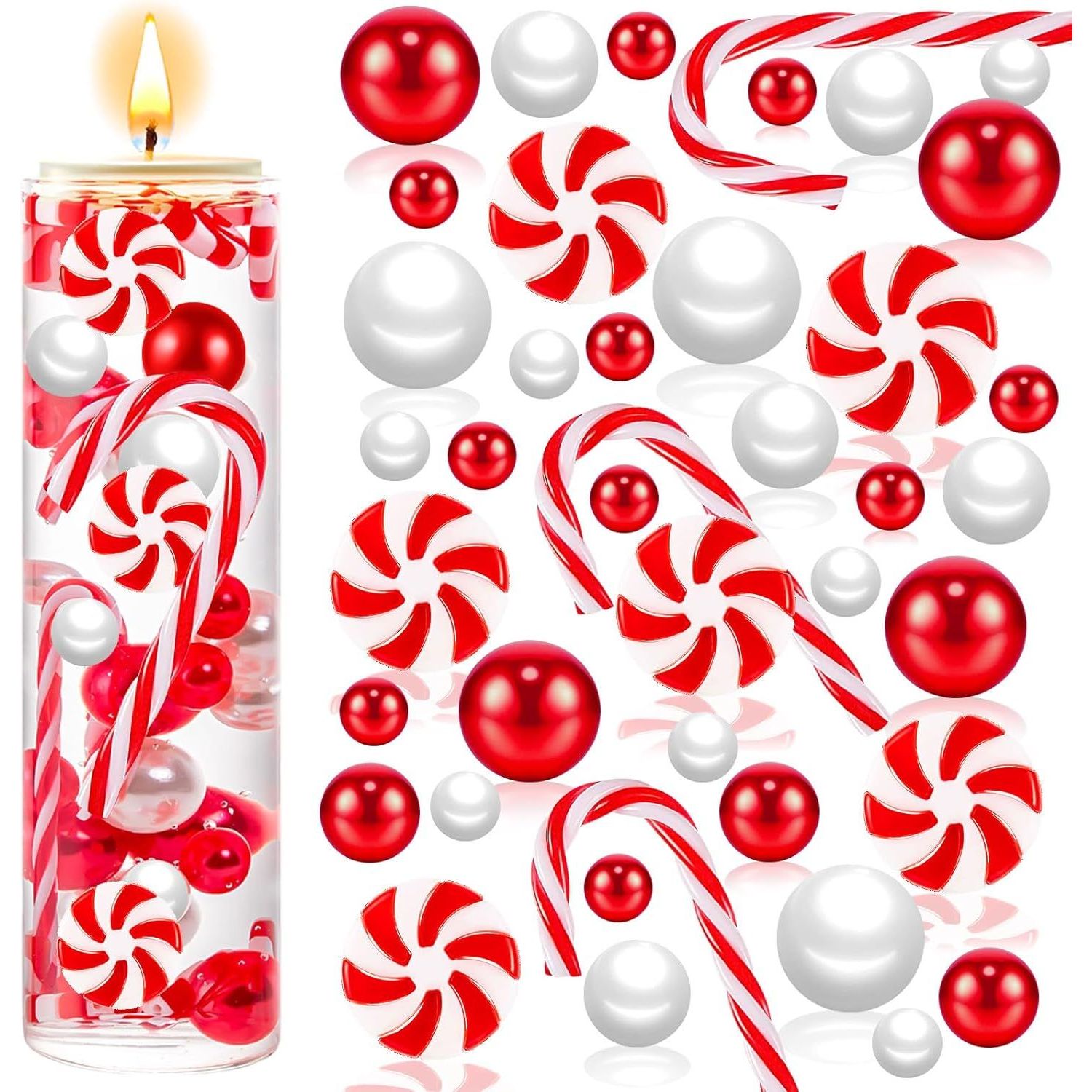 120 Red and White Color