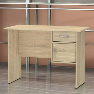 2024 Modern Single Office Table With Drawer 2024 <strong>Computer</strong> Desk Workstation for Staff Bulk Buy Furniture OEM MALAISIA - Product Image 1