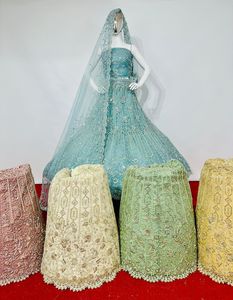 Arwah COLLECTION ชุดเดรสยาวของผู้หญิงชุดเดรสยาว5สีประดับด้วยหินมุกโมติติ