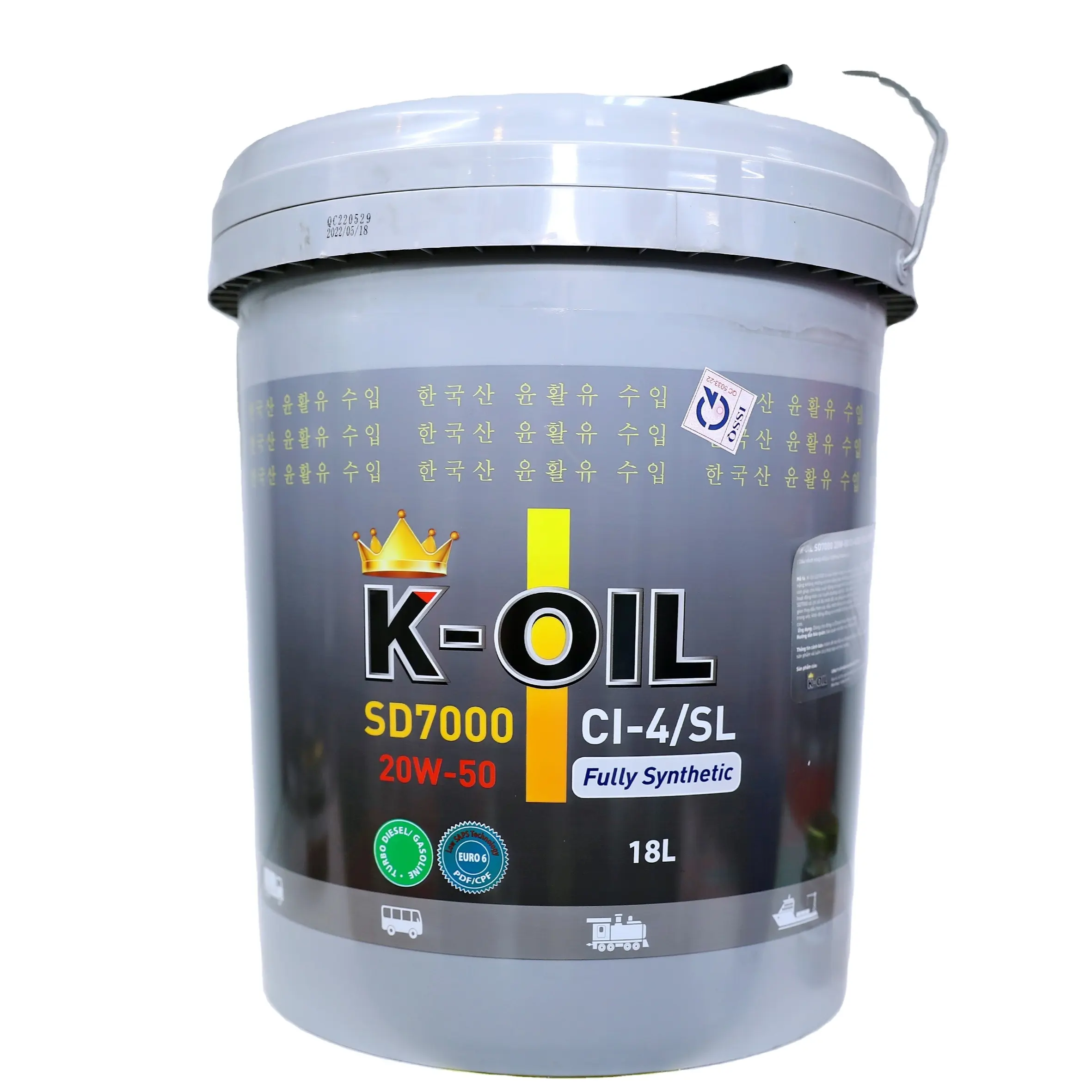 K-Oil SD7000 15W40/20W50/SL زيت اصطناعي بالكامل ، عمر خدمة طويل ومحركات ديزل رخيصة الثمن