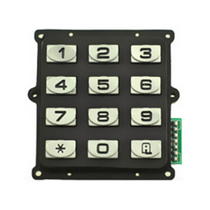 Teclado industrial de bloqueio de código/teclado USB Modbus à prova de vandalismo para máquina dispensadora de combustível