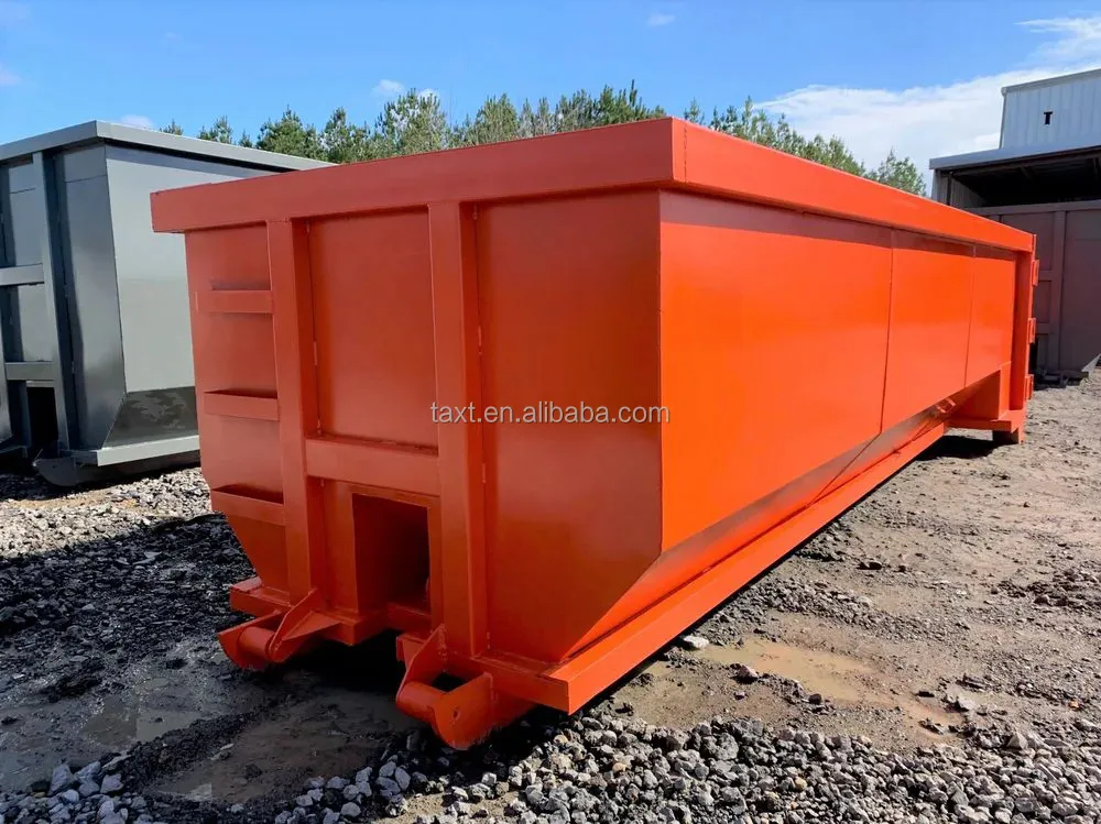 Recycling Vuilnisbak Roll Off Dumpster Outdoor Truck Schroot Containers Haak Liftbak Voor Transport