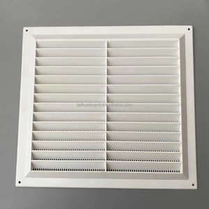 White Plastic Louvre <span class=keywords><strong>Air</strong></span> Ventilation Entlüftung gitter abdeckung White Fly Mesh