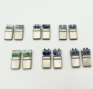 USB 3.1 Type C Connector 24 Pins Male Female Plug Socket Receptacle <strong>Adapter</strong> to Solder Wire &amp; Cable 24P PCB Board Support Module - Product Image 2