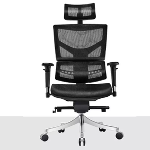 Trắng văn phòng Máy Trạm Wall Mount thanh lịch hành chính vải Mạng Ông Chủ Ergonomic Máy tính chơi Game ghế - Product Image 6