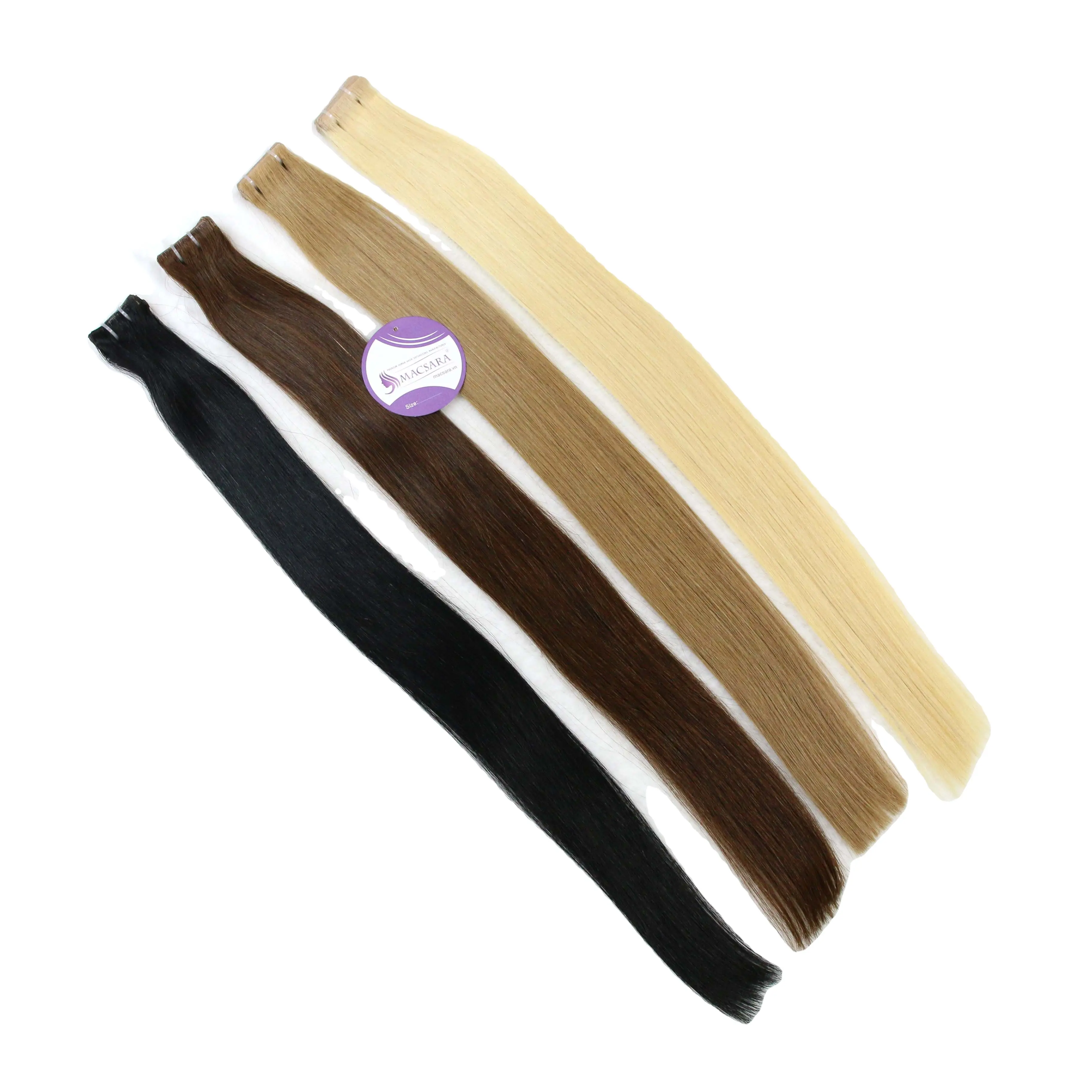 Good Products Wholesale Natural Wave Raw Top Grade 100 Percent Unprocessed Adhesive Tape Hair Extension