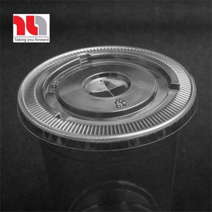 Custom Printed clear 12, 16, 20, 24 oz 250 <strong>ml</strong> 500 <strong>ml</strong> 330 <strong>ml</strong> PP PET Transparent Disposable Plastic <strong>Cup</strong> with Easy Open Lid