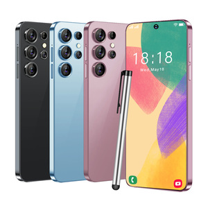 Sıcak satış S23ultra 5g akıllı telefon akıllı çift Sim 5G telefonları dahili kalem 5G Smartphone ile akıllı telefon
