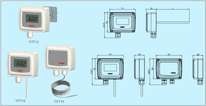 T/TT12,13,15 Sensor de temperatura industrial/transmisor/controlador - Product Image 5