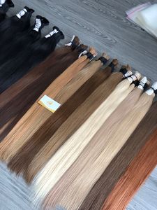天然ストレートウェーブスタイル200kgカラーバルク生ベトナム人毛エクステンション
