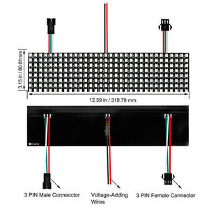 8*8 16*16 8*32 LED-Matrix licht Panel-Modul SMD 5050 RGB Voll farbdisplay Flexibler LED-Pixel-Bildschirm - Product Image 2