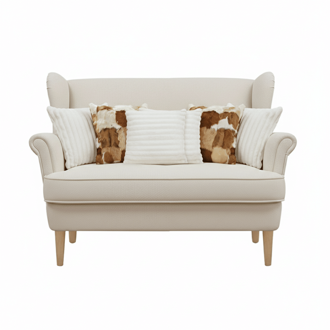 สีขาวและสีน้ำตาล