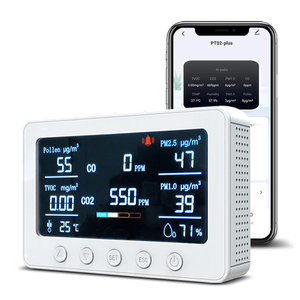 スマートガスアナライザー8-in-1大気質モニターRS485NDIRセンサー検出CO/VOCS/CO2/花粉/PM2.5/PM1.0/RH/TEMP家庭用 - Product Image 1