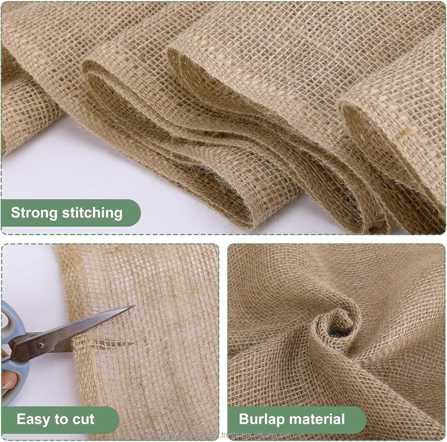 100% natural jute color