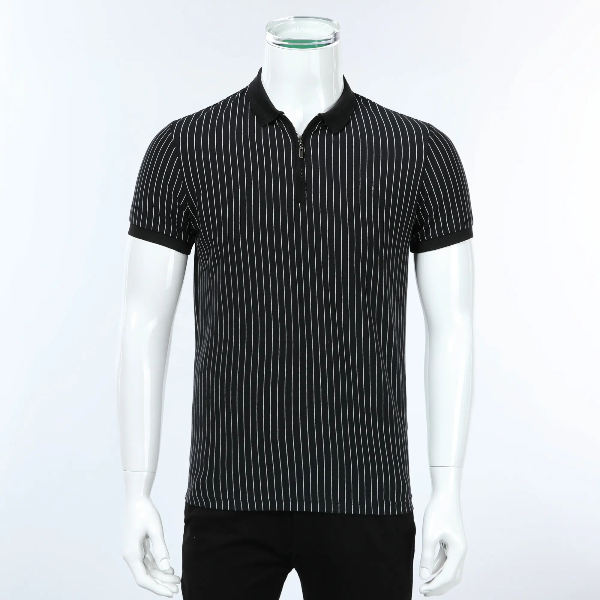 Camiseta fresca a juego de color para hombre, ropa de fiesta ajustada, informal, Europea, Nueva