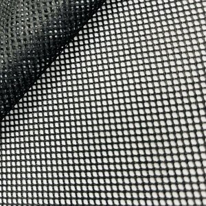 Tejido de red tricot teñido liso suave 65GSM, tejido de urdimbre, malla de tul de poliéster 100% para bolsos y forro disponible en blanco y negro - Product Image 4