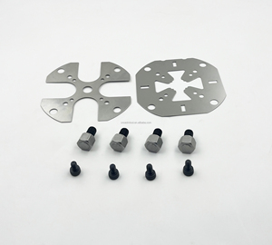 Stainless steel precision ER-011599 <strong>centering</strong> plate 90*90 mm for workpieces and electrodes machining HE-C06440 - Product Image 4