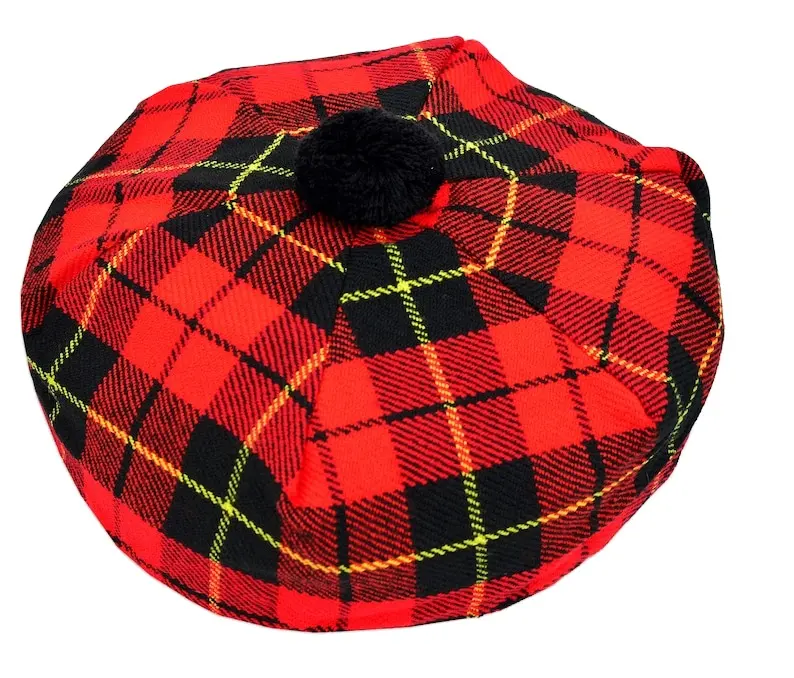 Scozzese Wallace Tartan Tam O' Shanter cappello Tartan Tammy Bonnet berretto balmorale cappello Tammy scozzese