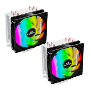 คูลเลอร์ซีพียู4ท่อมนุษย์หิมะ C400สำหรับ I3/i5/i7สำหรับ AMD Ryzen 1700เงียบเดสก์ท็อประบายความร้อนสำหรับ1151/1155ซ็อกเก็ตคอมพิวเตอร์ - Product Image 3