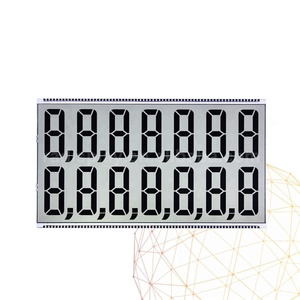 Pin Connector Fuel Dispenser Tn 7 Segment 12 Digit Lcd Display - Product Image 1