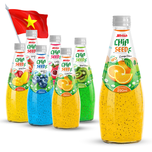 JBfreshジュース缶入りフリーデザインブランドラベル290ml NFCチアシードキウイナチュラルフレーバーソフトドリンクハラール認定OEM/ODM