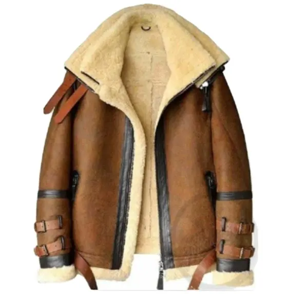 Giacca da uomo in pelliccia Shell giacca invernale da uomo giacca imbottita accetta OEM pelliccia generale originale calda vera pelle pura e personalizzata