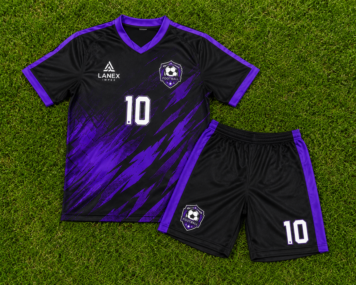 Black with Purple