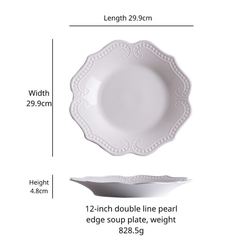 12" soup plate