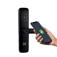 Smart Door <strong>Lock</strong> Zigbee <strong>Blue</strong>-tooth 5.0 Homekit Unlock Fingerprint Smart Door <strong>Lock</strong> for Mr Aqar <strong>Key</strong> Card Homekit Door <strong>Lock</strong> - Product Image 6