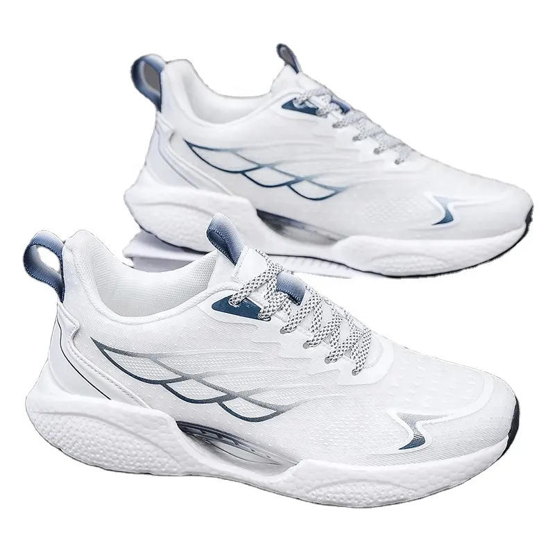 2023 Men Sneakers New Style Breathable Lace Up Men Mesh Shoes Fashion Casual No-slip Vulcanize Shoes Men Tenis