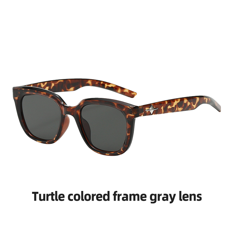 Turtle colored frame gray lens