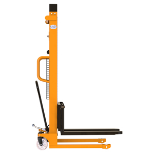 High Quality Manual Forklift C-beam 2 Tons Rise 2000mm <strong>Loading</strong> and <strong>Unloading</strong> Truck Stacker <strong>Pallet</strong> Trucks - Product Image 3