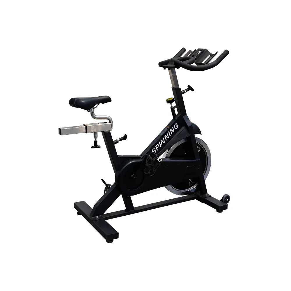 Fitness Spinning Bike Volante ajustable Gimnasio Bicicleta de ejercicio Control electromagnético Bicicleta estática Deportes Bicicleta de spinning