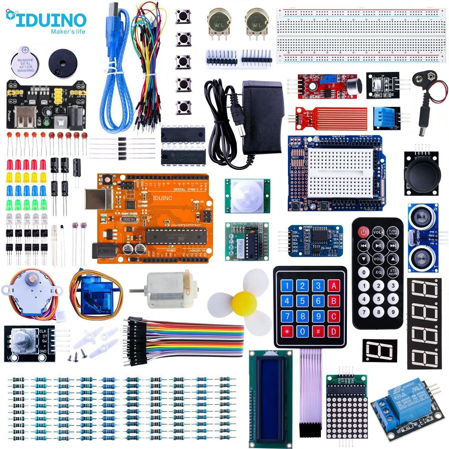 Kit de démarrage de carte de développement pour Kit de démarrage Arduino Uno R3