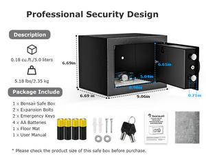 กุญแจอิเล็กทรอนิกส์ขนาดเล็กสำหรับสำนักงาน - Product Image 3