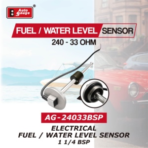 Sensor de nivel de tanque de combustible de agua eléctrica Sensor de nivel de flotador de combustible 1 1/4 BSP 240 - 33 OHM Universal para generador de coche de barco marino - Product Image 2