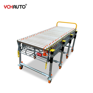 Transportador de rodillos flexible Línea de carga Caja de descarga con ajuste de velocidad Transportador de correa O portátil para contenedor - Product Image 6