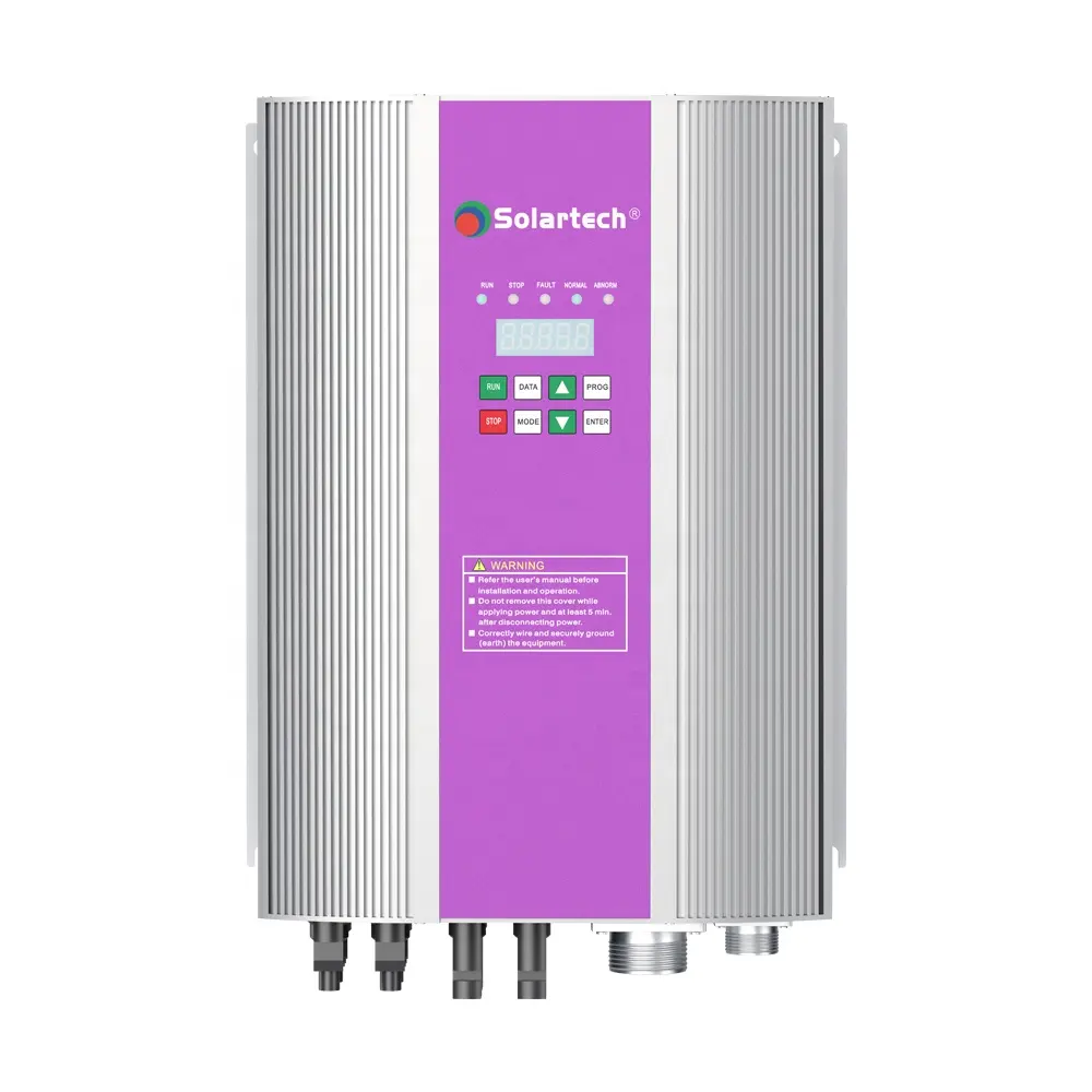 Solartech a basso prezzo 5.5kw automatico 380V trifase pompa solare inverter pompaggio acqua inverter per pompa ad acqua motore