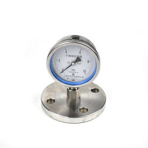 Xiaoshu độ chính xác cao 0-6 Bar Bar thép không gỉ lỏng nước dầu đầy áp kế wika đo áp suất - Product Image 2