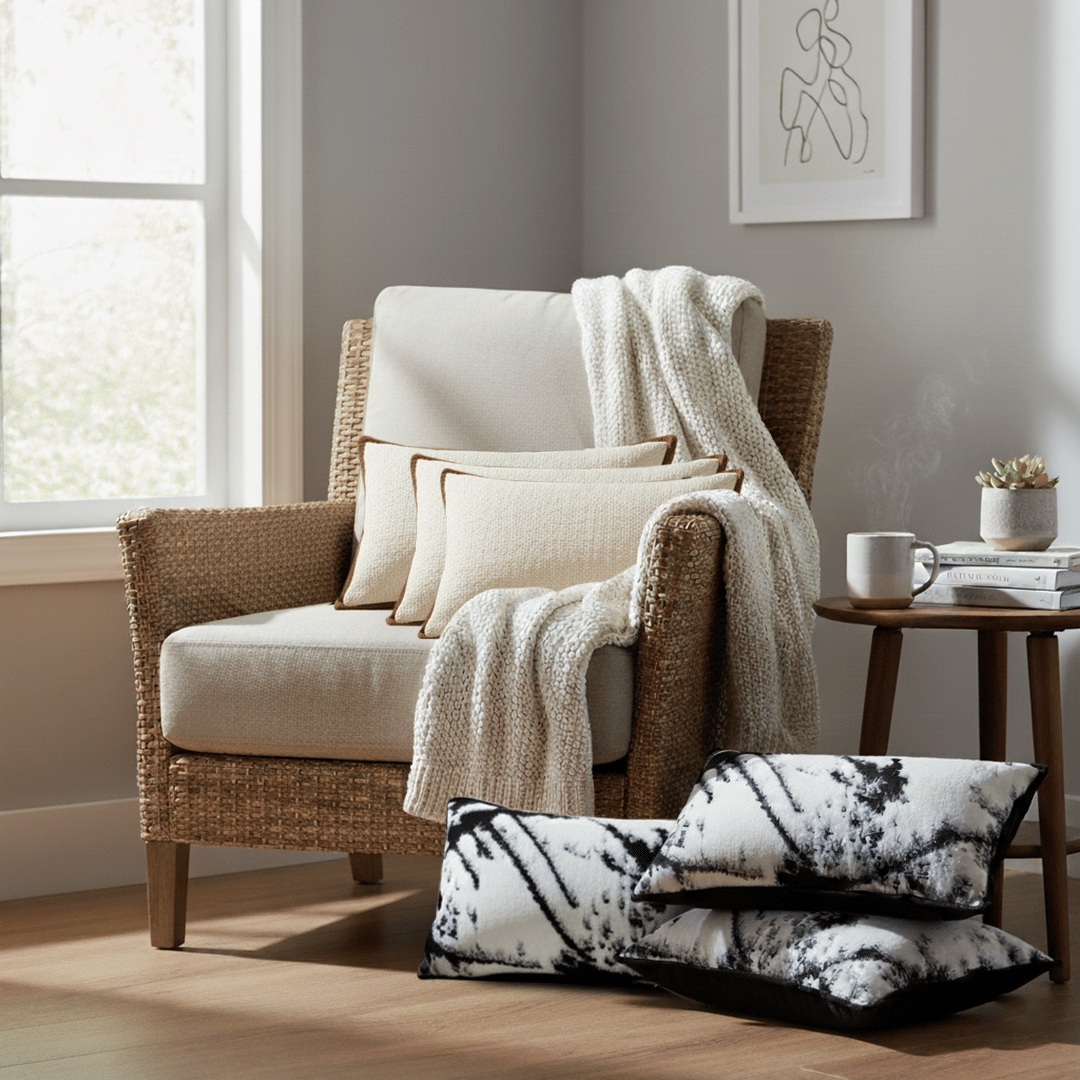 black, white and beige Color