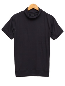 最高品質<span class=keywords><strong>M</strong></span> L XL 2XL 3XL4XLサイズダービーリブソフト通気性生地タートルネックハーフスリーブ<span class=keywords><strong>T</strong></span>シャツメンズウェア用