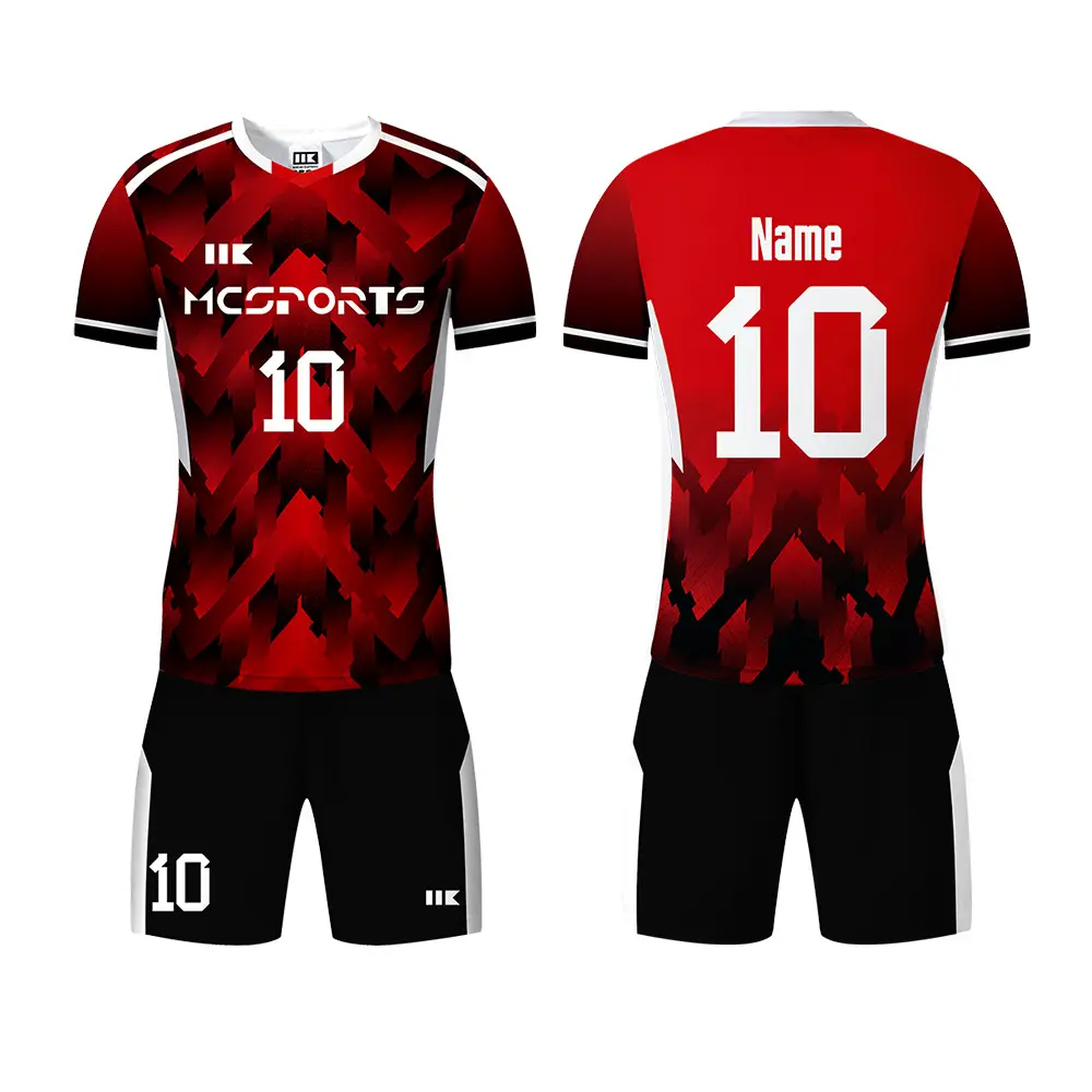 Новый дизайн, индивидуальный логотип, полиэфирная ткань, Быстросохнущий Спортивный костюм для тренировок по футболу