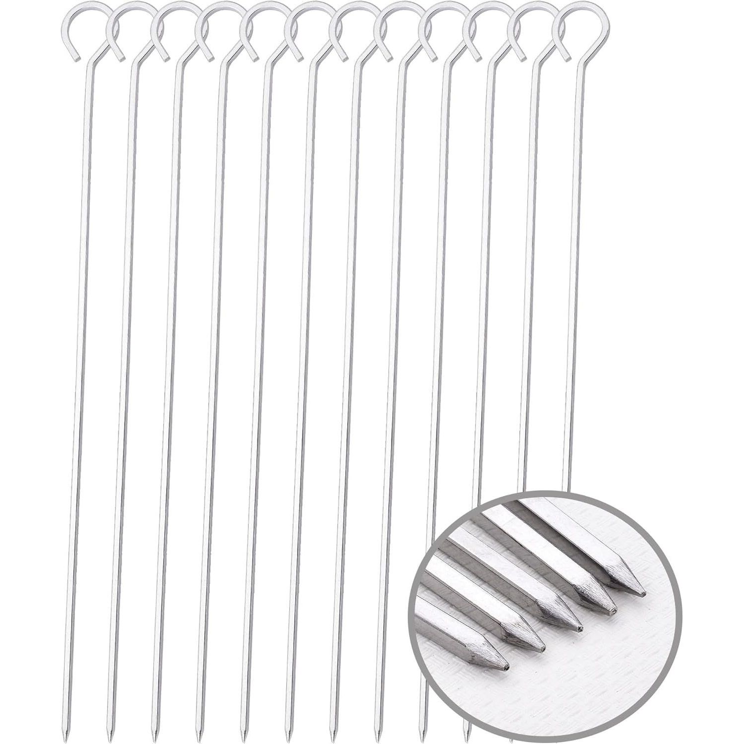 BBQ Skewers Square 14inch-12p Color