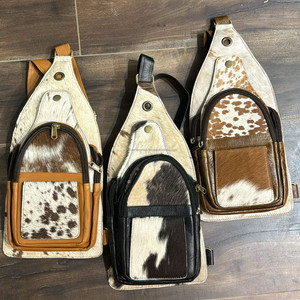 Cowhide אישית מינימליסטית באיכות גבוהה תיק חזה עור אמיתי רוכסן אופנה חדש תיק תיק כתף לגברים