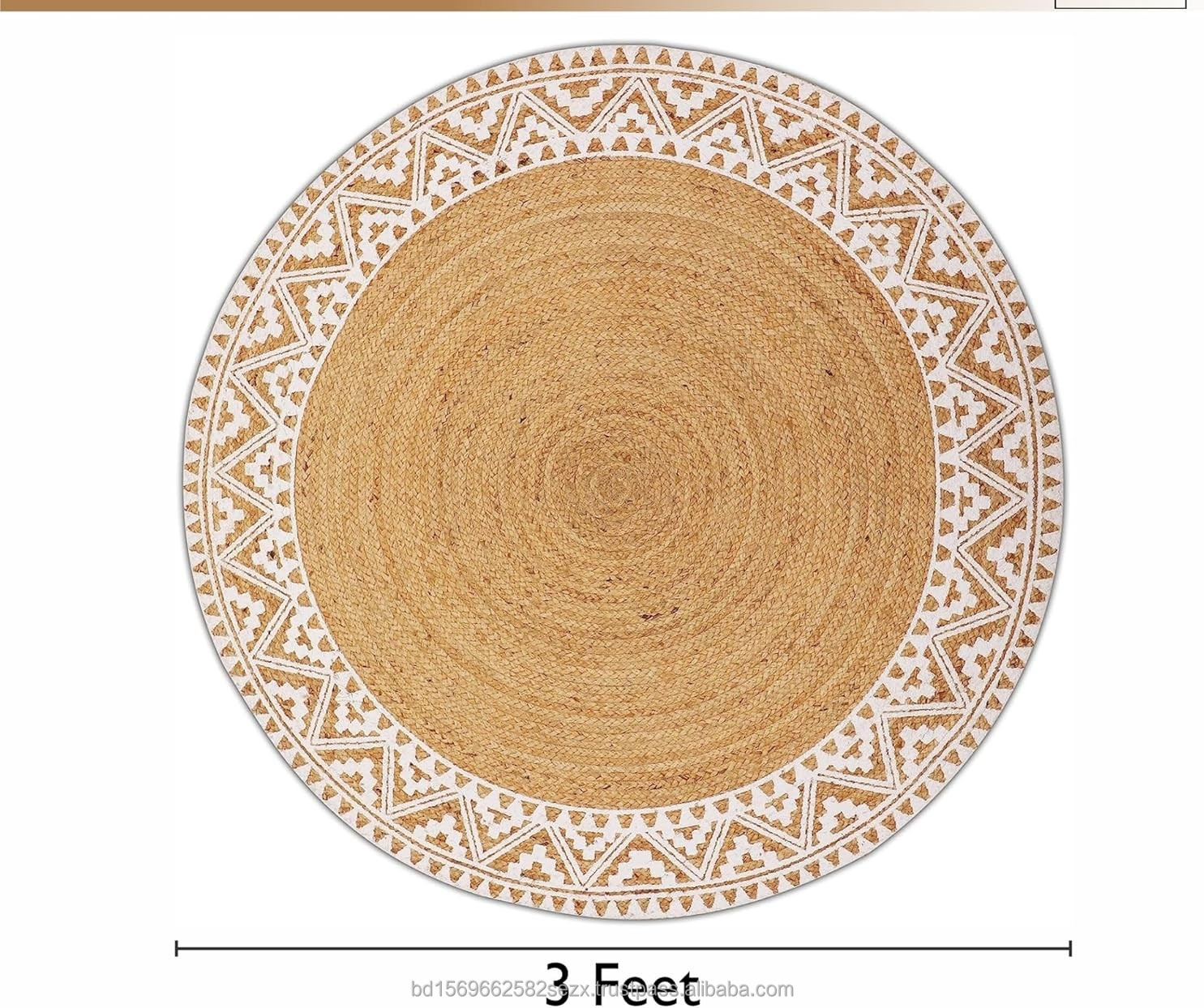 100% Natural jute color