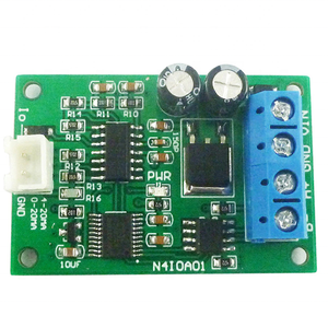 Módulo N4IOA01 Modbus RTU RS485 a 4-20MA 0-20MA Generador de señal de corriente 12V DC DAC Board