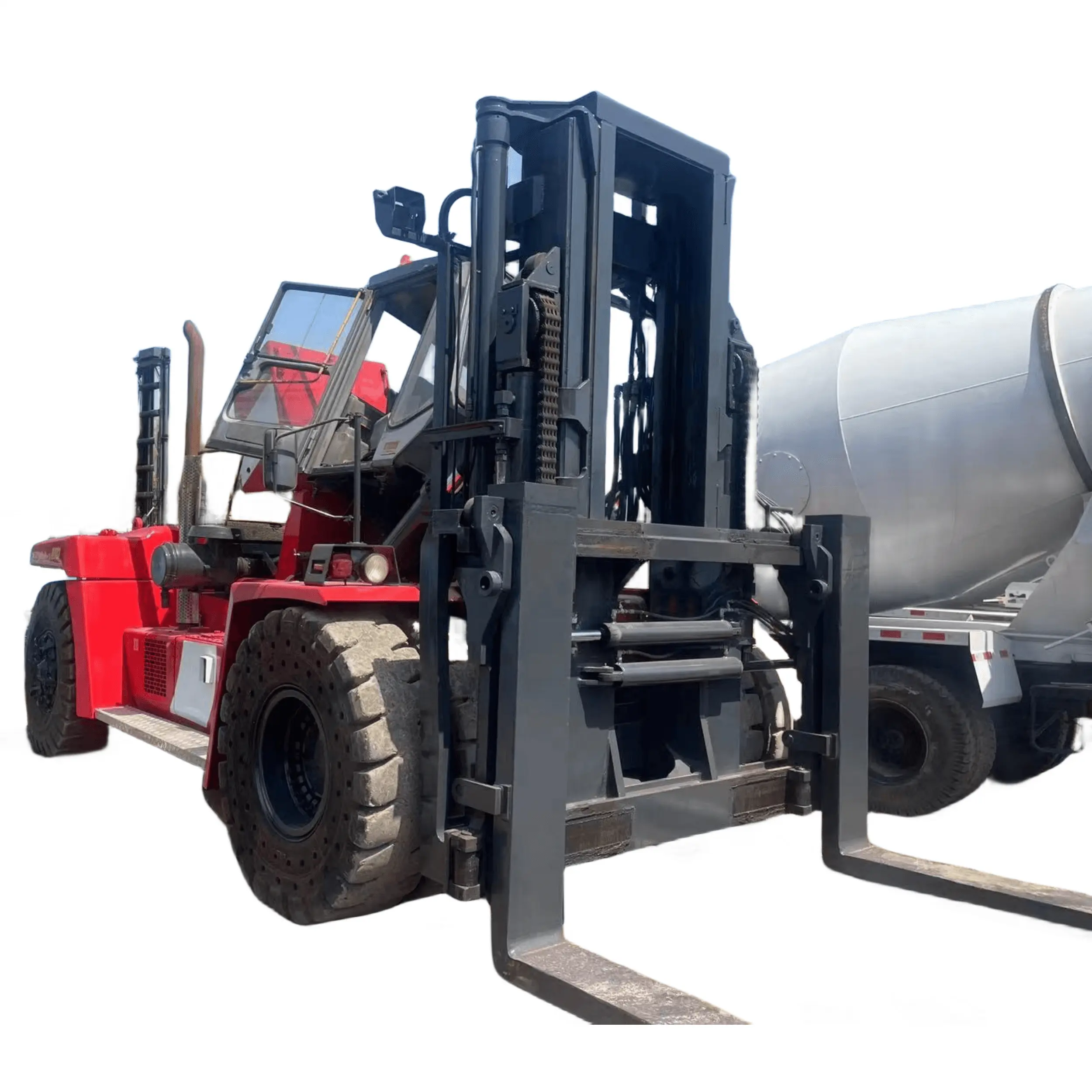 ราคาถูก kalmar 30 ตันใช้รถยกดีเซล DCF300 รถยกเครื่องยนต์ Volvo สําหรับขาย